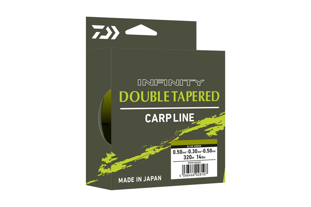 Weekendaanbieding Daiwa Infinity Double Tapered Mono olive green, 0.33mm, 320m