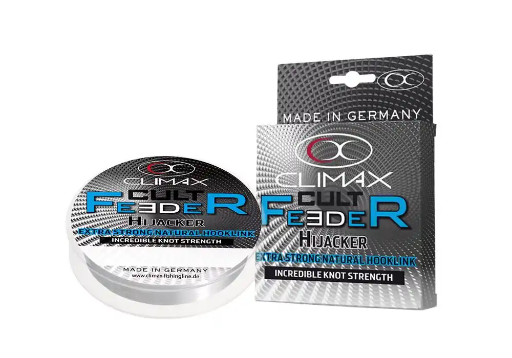 Must-Have Climax Cult Feeder Hijacker Natural Hooklink 25m 0.16mm
