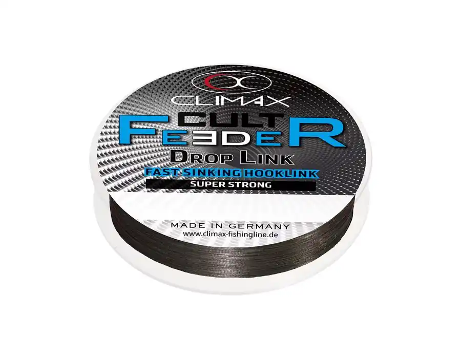 Climax Cult Feeder Fast Sinking Braid Droplink 10m 0.06mm 3.2kg Dark Grey Shop Nu