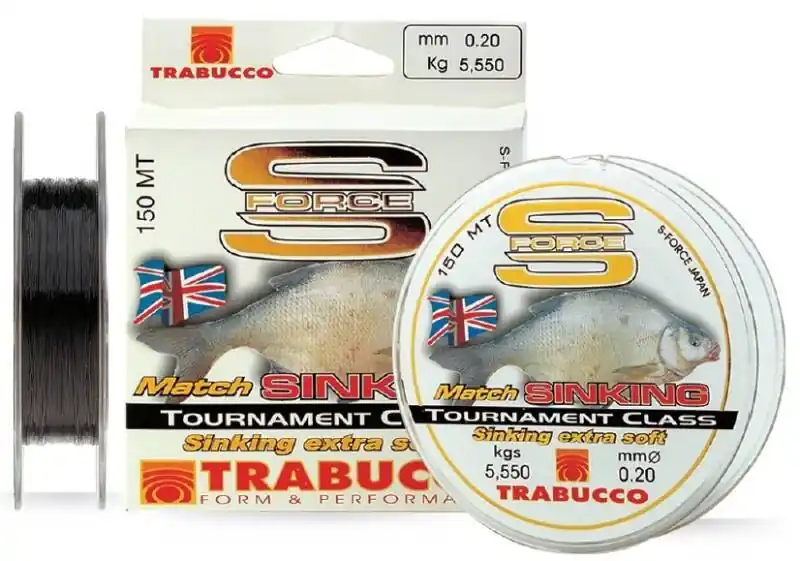 Koop Online Trabucco S-Force Match Sinking 150m 0,20mm zsinór