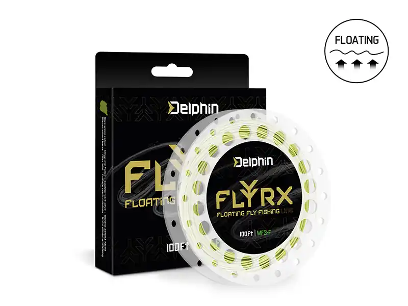 Delphin FLYRX fonott legyezőzsinór (WF3-F / 100 FT) Exclusieve Aanbieding