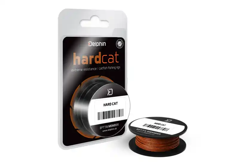Delphin HARD CAT / vörösbarna harcsázó zsinór (1,1mm 100,0kg 10m) Lage Prijs