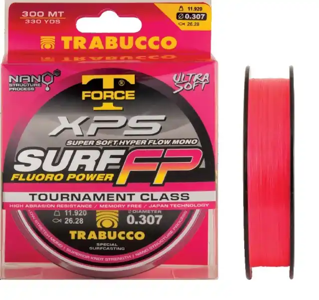 Tijdelijk Beschikbaar Trabucco T-Force Xps Surf Fluoro Power 300m 0,20mm zsinór