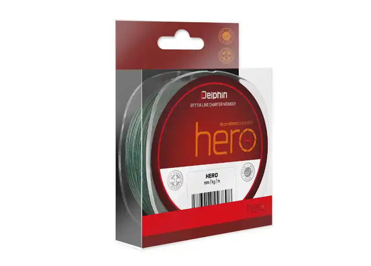 Uitverkoop Delphin HERO zöld (0,25mm 16,8kg 117m)