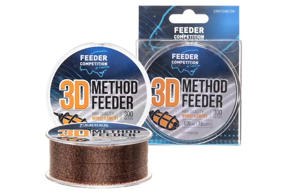 Merkproduct Feeder Competition 3D Method Feeder zsinór, o 0,20mm, 300m, 5,4kg, 3D hatású