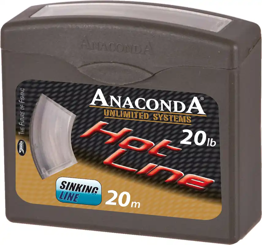 Hete Deal ANACONDA Hot Line 20lb fonott előkezsinór / gyorsan süllyedő / extra kopásállóság / 20m