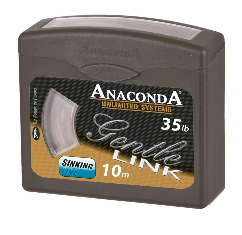 Gereduceerde Prijs ANACONDA Gentle Link 35lb fonott előkezsinór / extra lágy / 10m