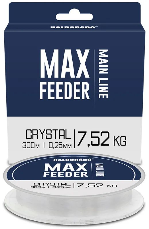 Snelle Levering Haldorádó MAX Feeder Crystal 0,25mm / 300m - 7,52 kg