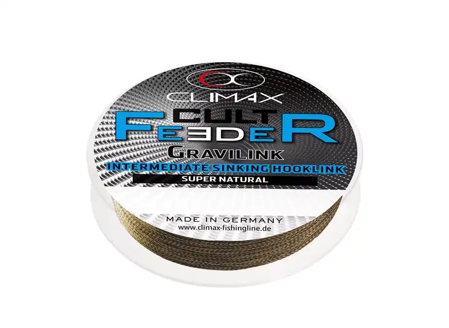 Betrouwbaar Climax Cult Feeder Braid Gravilink 10m 0.19mm Camou Brown