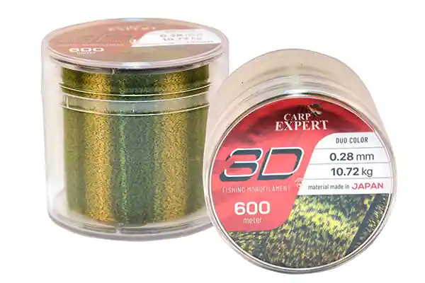 Nieuw Carp Expert 3D 600M/Spool Camouflage 0.28mm 11,86Kg