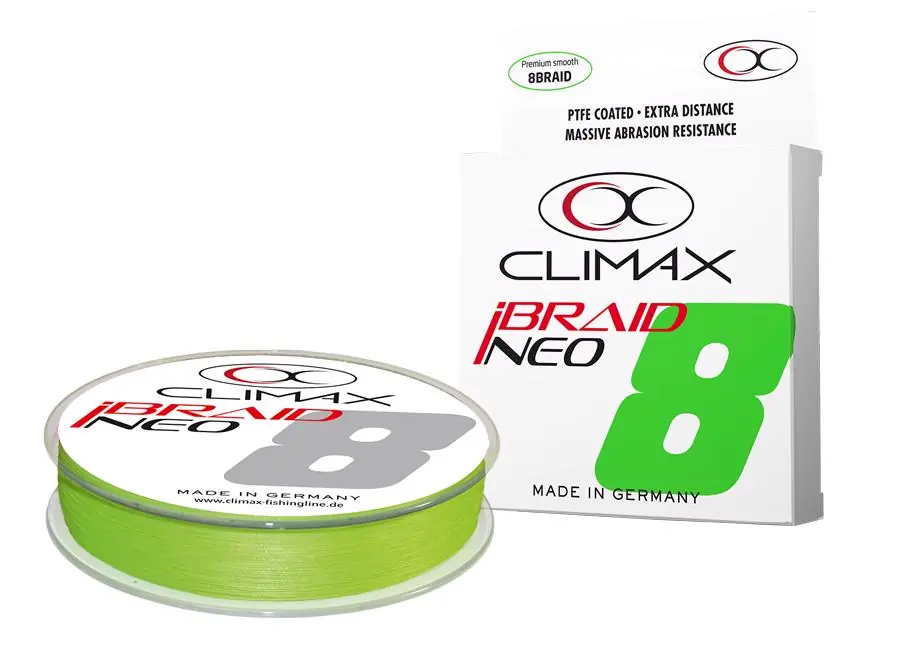 Premium Climax Ibraid Neo X8 Fluo Chartreuse 135m 0.10mm 6.7kg