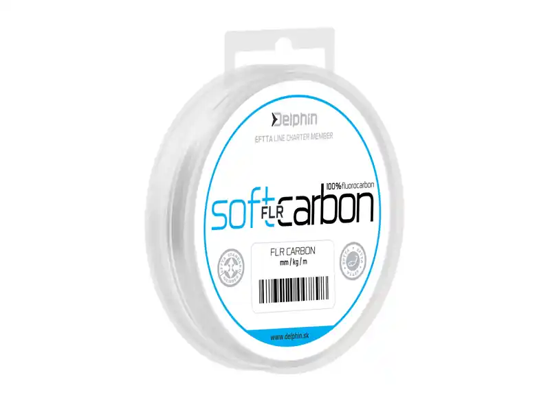 Korting Delphin SOFT FLR CARBON - 100% fluocarbon 0,405mm 10,1kg 20m