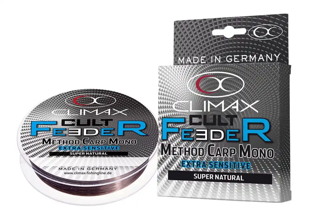 Climax Cult Feeder Method Carp Mono 300m 0.28mm Dark Brown Populair
