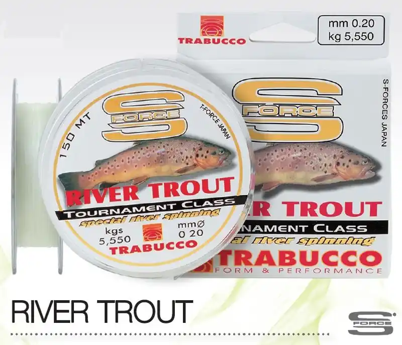 Trabucco S-Force Spin-River Trout 150m 0,25mm zsinór Fabrieksprijs