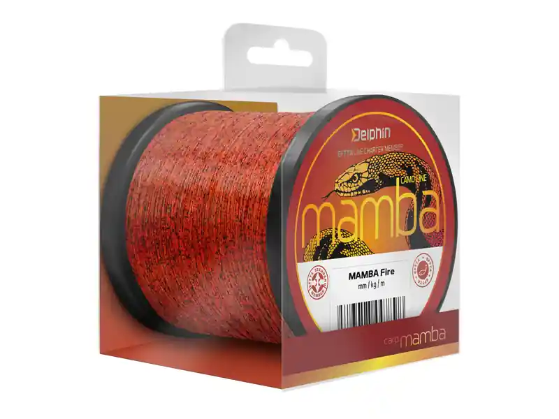 Delphin MAMBA Carp / Fire (0,28mm 6,1kg 1200m) Tijdelijk Beschikbaar