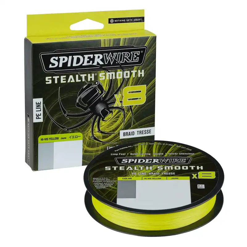 SpiderWire Stealth 0,11mm 150m 10,3Kg HVY fonott pergető zsinór Gecertificeerd