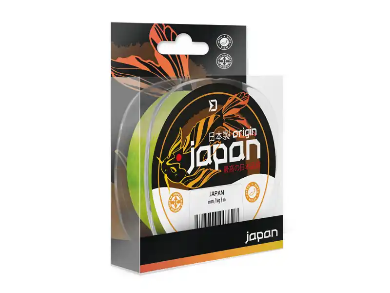 Speciale Aanbieding Monofil Delphin JAPAN Origin / Fluo sárga 0,234mm 4,43kg 350m