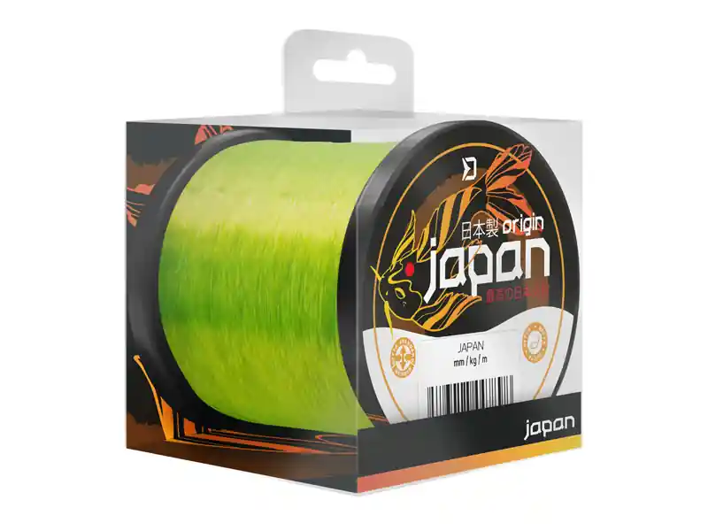 Monofil Delphin JAPAN Origin / Fluo sárga 0,369mm 9,96kg 600m Uitverkoop