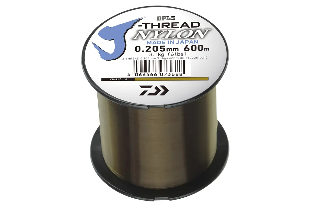 Beperkte Voorraad Daiwa J-Threads DPLS khaki gold, 0.37mm, 10.10kg, 600m, 1db