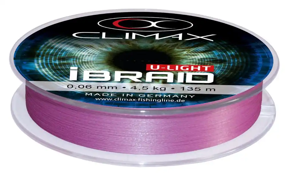 Finale Uitverkoop Climax Ibraid U-Light Fluo Purple 135m 0.08mm 6.0kg