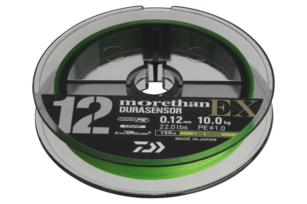 Dagaanbieding Daiwa Morethan DURASENSOR 12 BRAID EX+Si3 200m 0,06 mm