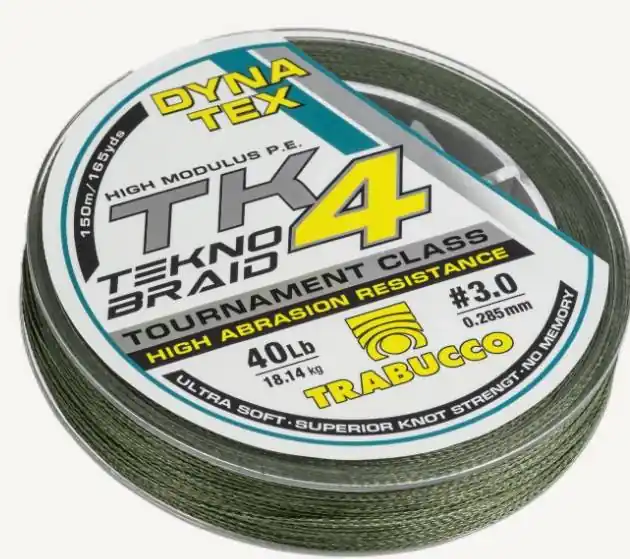 Trabucco DynaTex TK4 Tekno Braid MG 150m 0,23 ( 2.0) 30lbs, fonott zsinór Beste Prijs