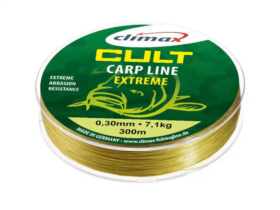 Korting Climax Cult Carp Extreme Mono 300m 0.30mm Matt Olive
