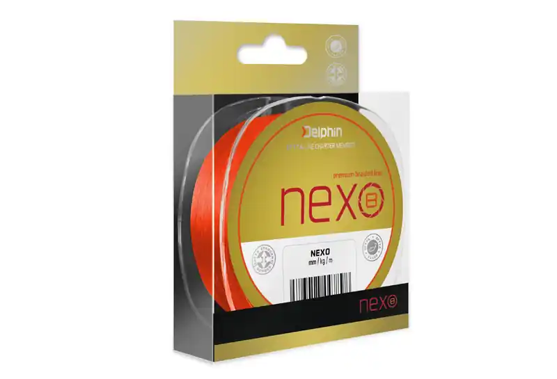 Koopje Delphin NEXO 8 / fluo narancsszínű (0,10mm 6,2kg 300m)