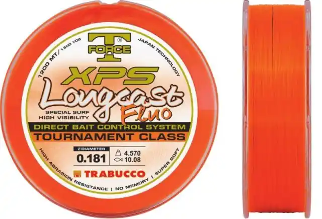 Trabucco T-Force Xps Long Cast Fluo 1200m 0,20mm zsinór Aanbieding